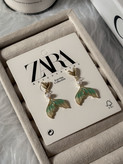 گوشواره ماهی سبز